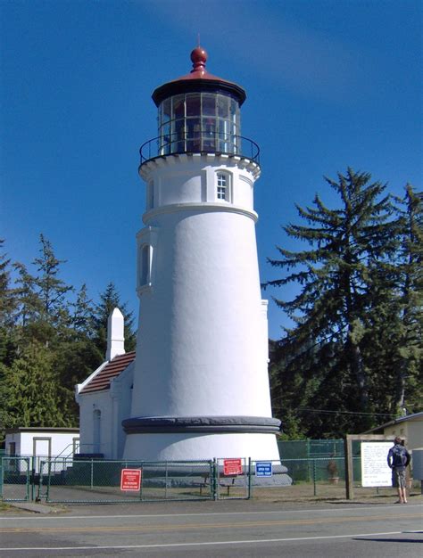 Umpqua River Lighthouse. Winchester Bay, Oregon Southern Oregon Coast ...