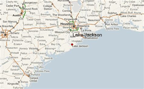 Map Of Lake Jackson Texas | secretmuseum