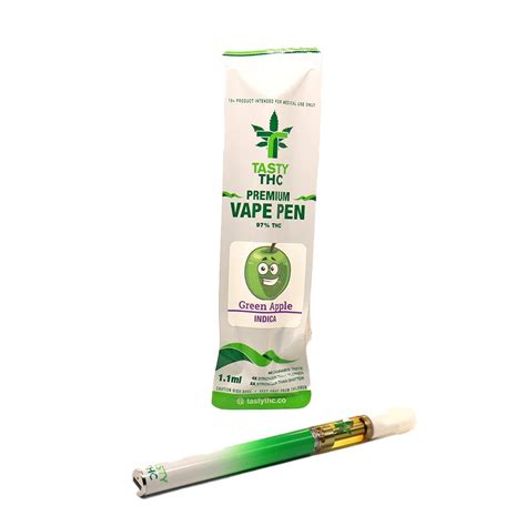 Buy Tasty THC Green Apple Vape Pen - Experience the Power