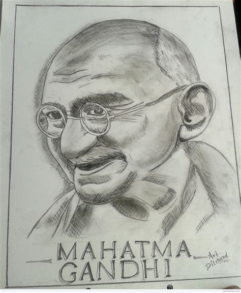 Mahatma Gandhi Easy Pencil Sketch: A Step-by-Step Guide