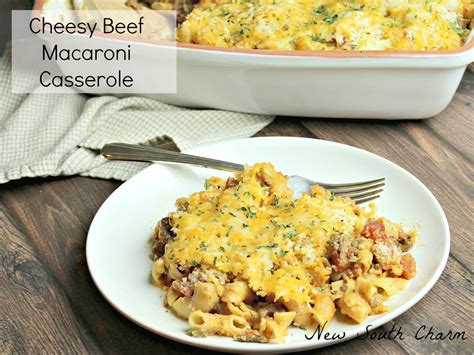 Cheesy Beef Macaroni Casserole (The Ultimate Comfort Food)