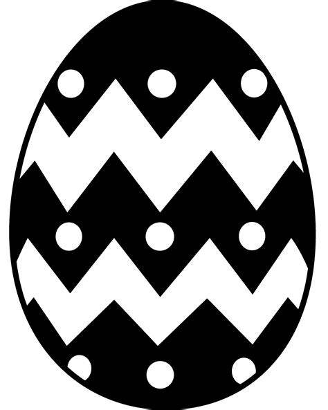 Clipart Easter Egg Black And White - ClipArt Best