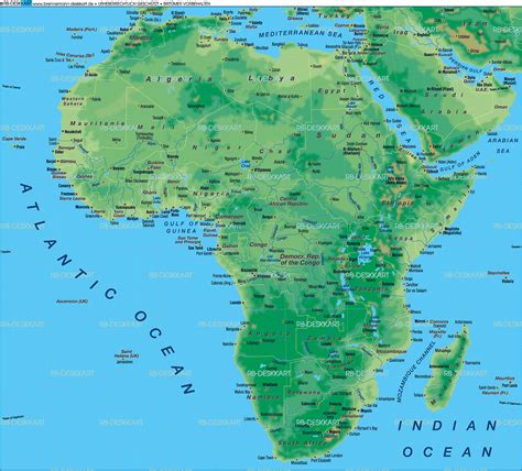 Africa Atlas Map | Map Of Africa