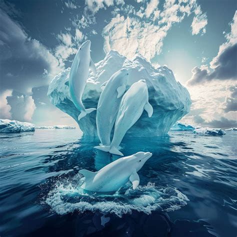 Beluga Whale Habitat: Nature's Palette for Art & Design – IMAGELLA