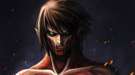 Green Eyes Eren Yeager HD Attack On Titan Wallpapers | HD Wallpapers ...