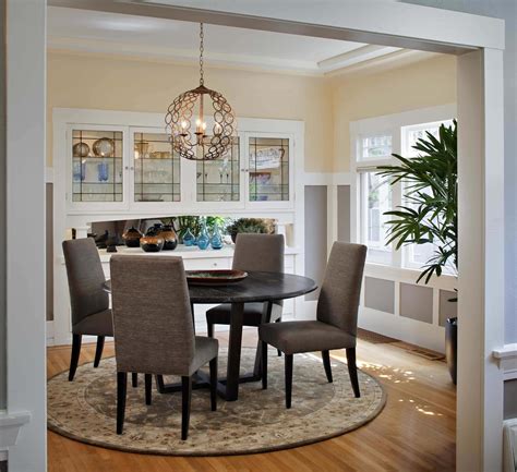 Craftsman Lighting For Dining Room With Round Table Gallery