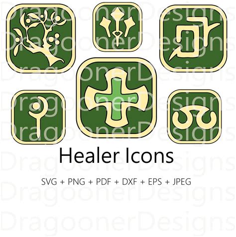 FFXIV Icons/symbols Bundle, Symbols Bundle, Ffxivsvg, Ffxivpng File ...