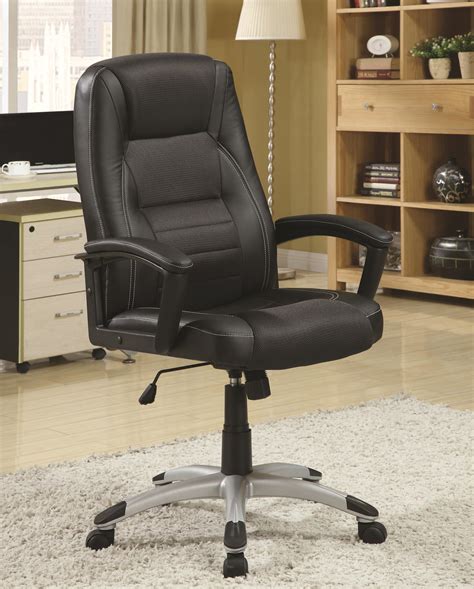 Coaster Office Chairs Executive Office Chair with Adjustable Seat ...