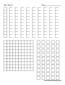 Base 10 Blocks Printables for Pre-K - 4th Grade | Lesson Planet