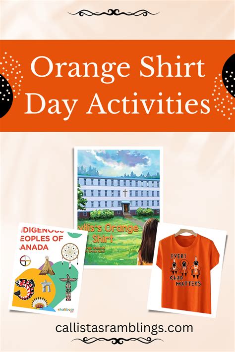 Activities for Orange Shirt Day - Callista's Ramblings