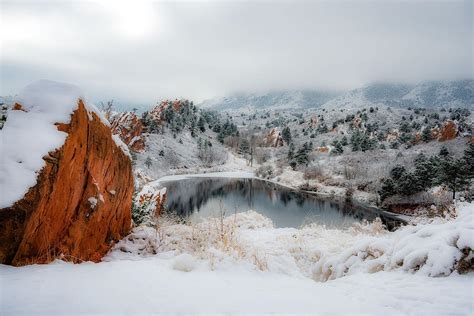 Red Rock Canyon in Winter 2 Photograph by Dale Poll - Fine Art America