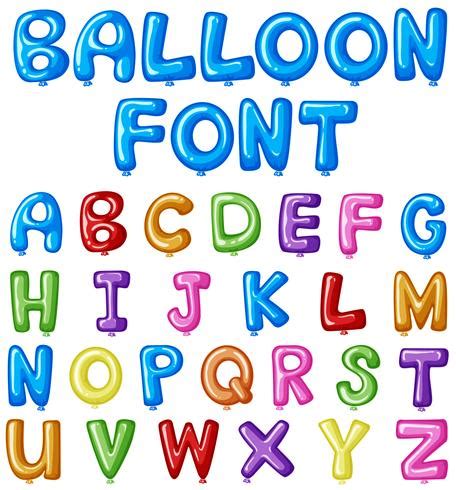 Balloon Letters Font