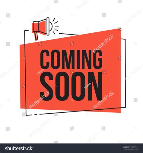 Coming Soon Vector Red Sign Illustration Stock Vector (Royalty Free ...