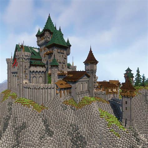 Minecraft Mountain Castle Ideas