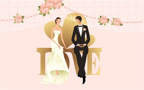 Free Wedding Couple Cartoon Images, Download Free Wedding Couple ...