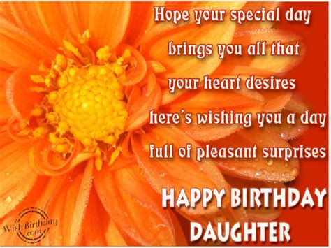 Happy Birthday Dear Daughter - Birthday Wishes, Happy Birthday Pictures