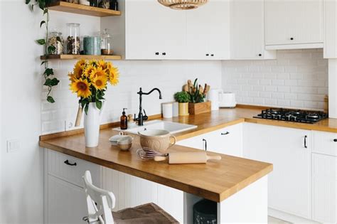 Premium Photo | Dishes and utensils on kitchen table ready to cook