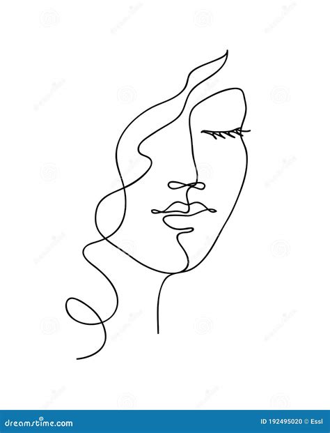 Face Silhouette Line Art - Female Line Art Face – Adr Alpujarra ...