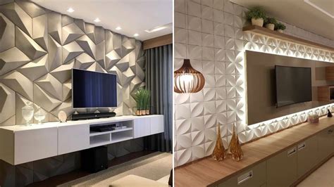 100 3D wall panels - Home interior wall decorating ideas 2020 ...