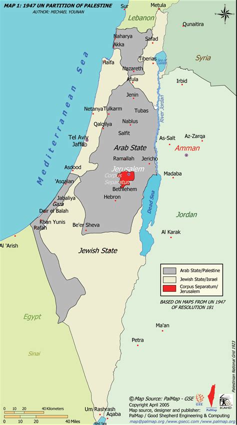 Map of State of Palestine - Where is State of Palestine? - State of ...