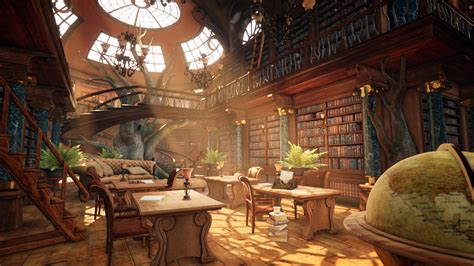 Joseph Jacobs - Fantasy Library - UE4 Environment