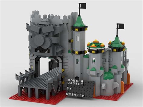 Made Bowser Castle using a Lego building software :) : r/Mario