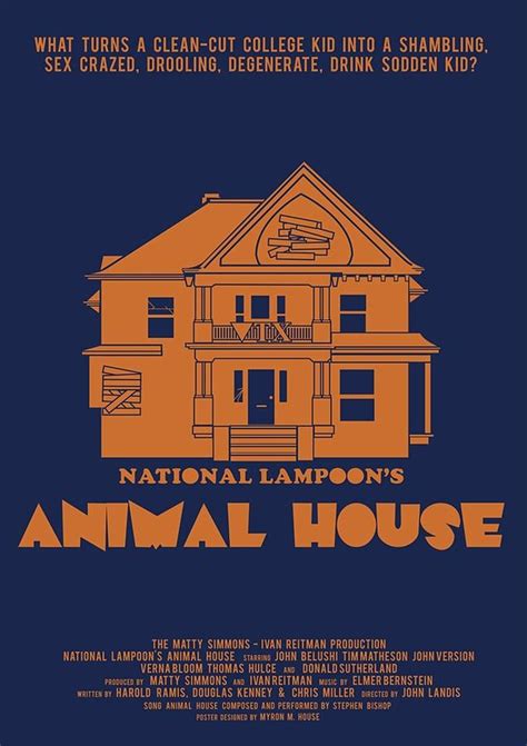 Animal House Poster Poster Digital Art by Kailani Smith | Pixels