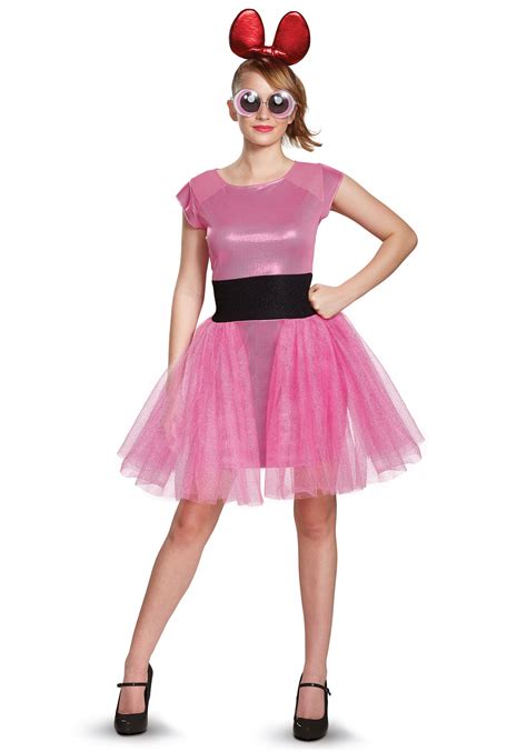 Blossom Deluxe Adult Costume from Powerpuff Girls