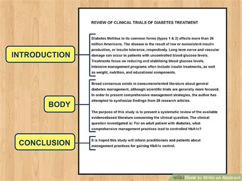 How to Write an Abstract (with Examples) - wikiHow