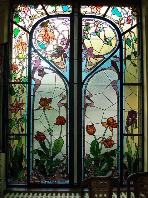 Stained Glass Art Nouveau