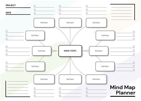 Word Spider Diagram Template