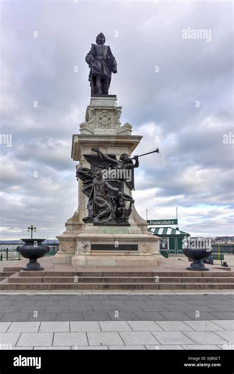 Samuel de Champlain Statue born Samuel Champlain The Father of New ...