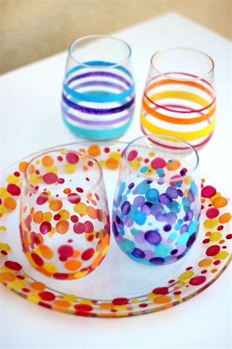 how to use acrylic paint on glass - I Got A Great Website Efecto