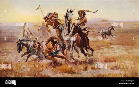 Plains indians warriors hi-res stock photography and images - Alamy