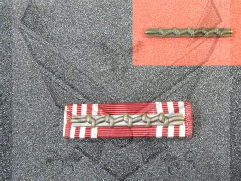 New NOS Pronged Military Full Sz Medal Ribbon Army Good Conduct 5 Knot ...