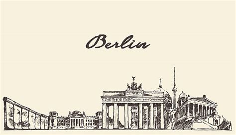 170+ Berlin Skyline Drawing Stock Photos, Pictures & Royalty-Free ...