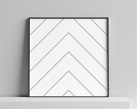 Lines Art Print Geometric Wall Art Downloadable Print | Etsy