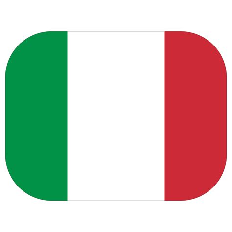 Italian flag in design shape. Flag of Italy in design shape 25862823 PNG