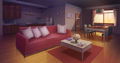 Living Room Anime Background - bestroom.one