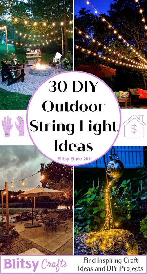 30 Outdoor String Light Ideas for Backyard and Patio - Blitsy