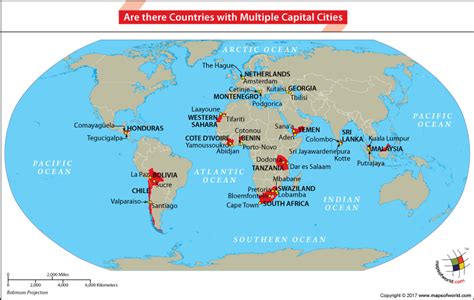 Are There Countries with Multiple Capital Cities? - Answers