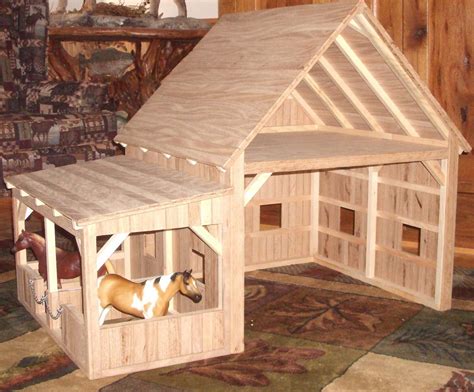 Hand Crafted Wooden Toy Barn #7 by Wild Cat Hollow Creations ...