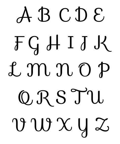 9 Best Images of Free Printable Fancy Alphabet Letters Templates - Free ...