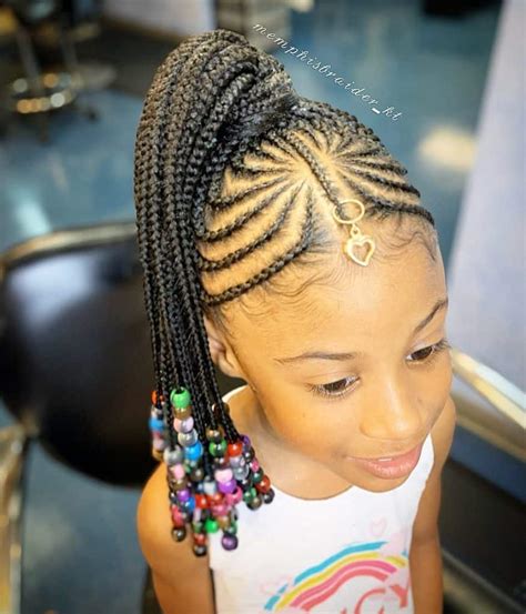 Braids for Kids- 50 Kids Braids with Beads Hairstyles