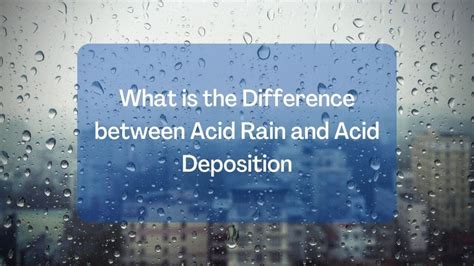 acid rain effects - Science Shorts