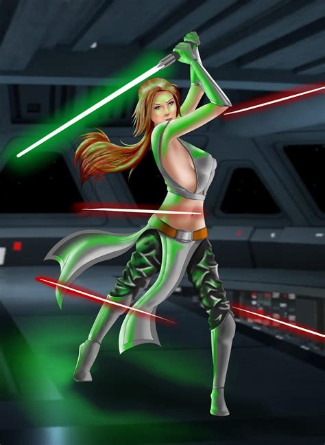 Female Jedi-Knight by ViiPerArt on DeviantArt