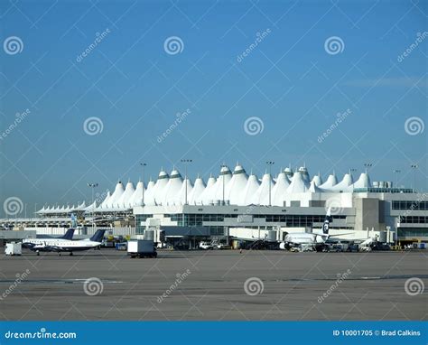 Denver International Airport At Night Editorial Photo | CartoonDealer ...