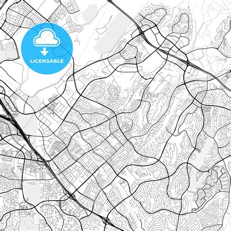 Vector PDF map of Lake Forest, California, United States - HEBSTREITS ...