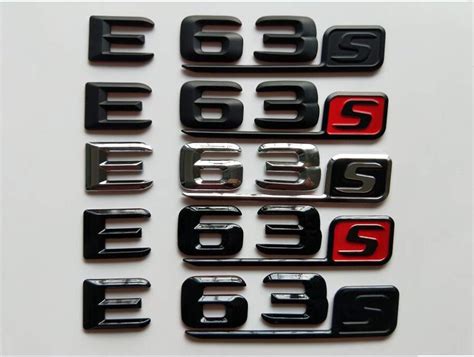 Amazon.com: Chrome Black 3D Letters Trunk Badges Emblems Emblem Badge ...