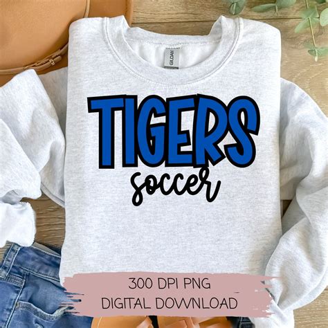 Tigers PNG, Tigers Soccer PNG - Etsy